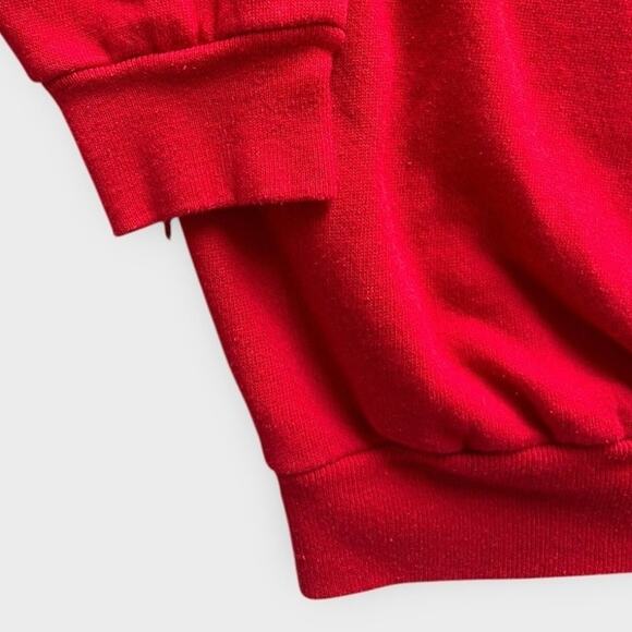 Vintage 70s/80s U.S. Air Force Officer Training School Sweatshirt sz Large Red - Picture 2 of 9